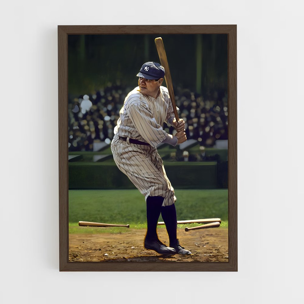 Poster Babe ruth – affiche Baseball (vue 5)